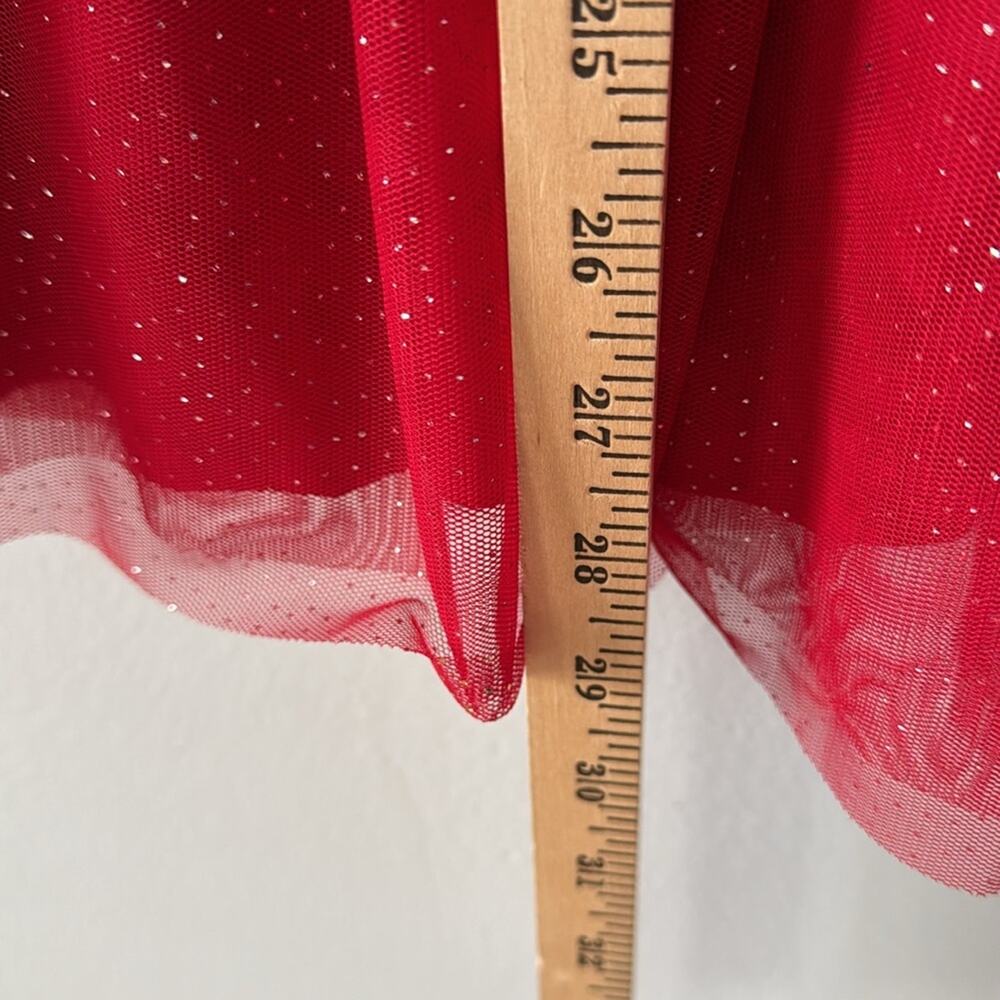 Disney Minnie Mouse Red Christmas Dress Girl Sz 8 NWT Holiday Festivities - Picture 6 of 9